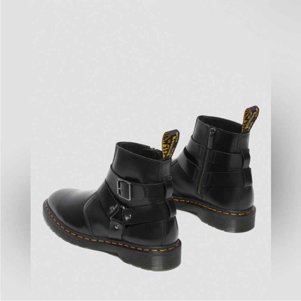 DR. MARTENS JAIMES LEATHER HARNESS CHELSEA BOOTS - Picture 2 of 15